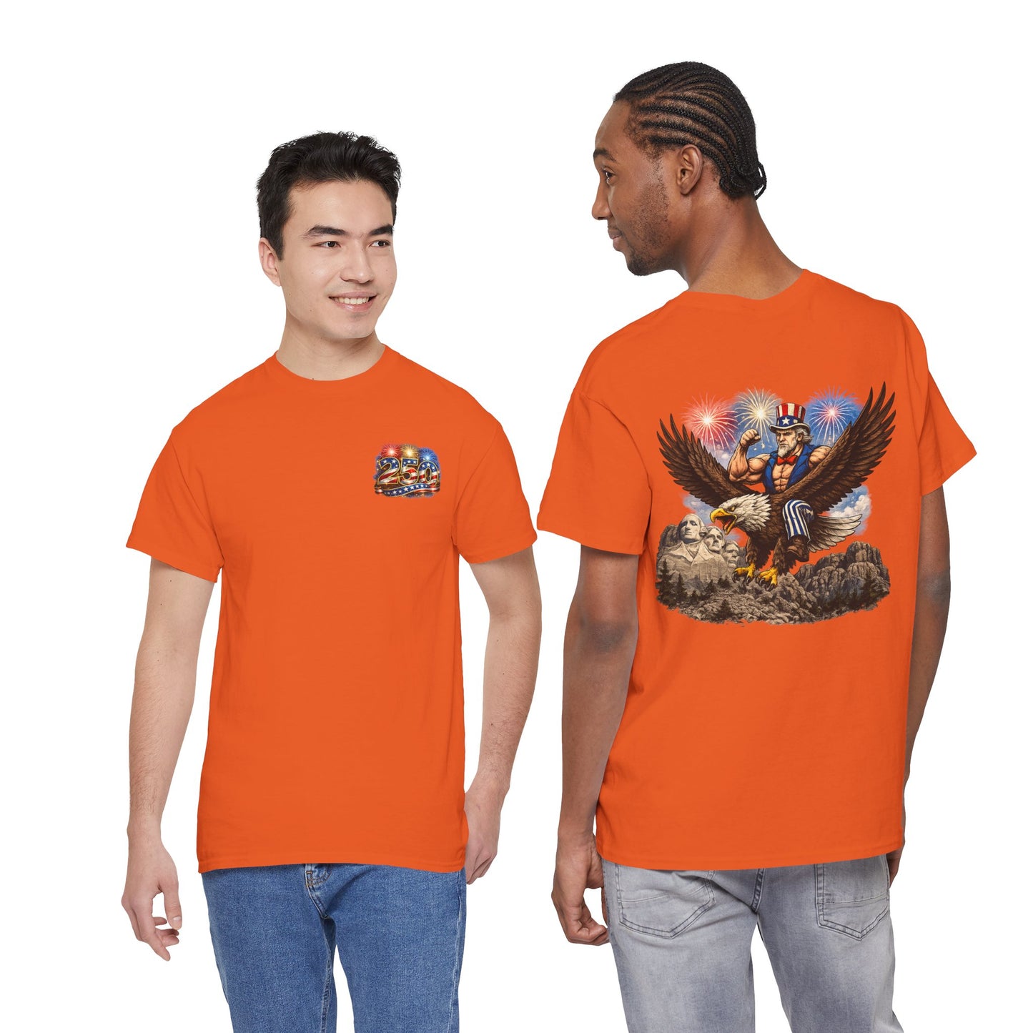 Patriotic Uncle Sam Eagle T-Shirt – 4th of July Fireworks Tee