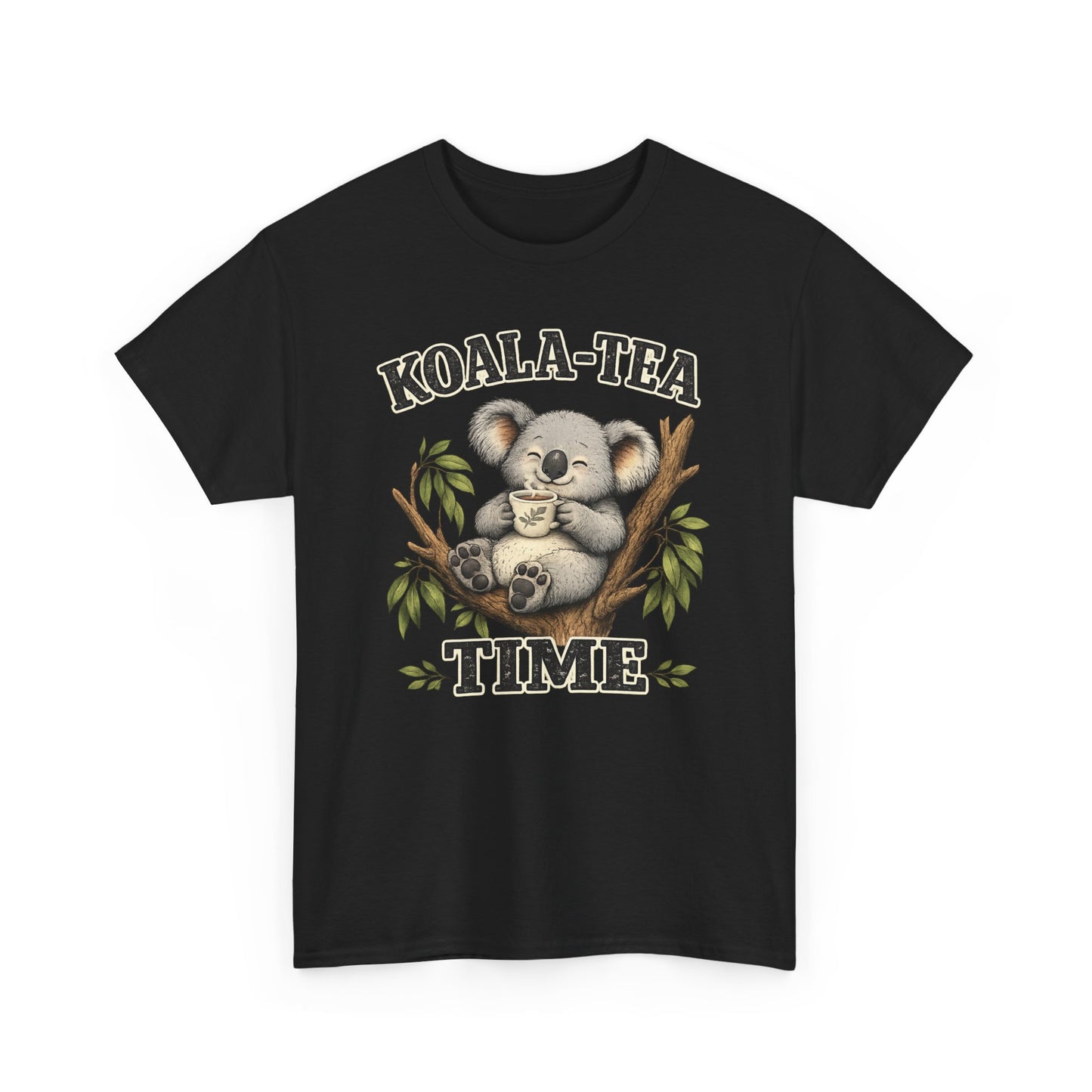 Koala-Tea Time T-Shirt — Cute Koala Tea Lovers Graphic Tee