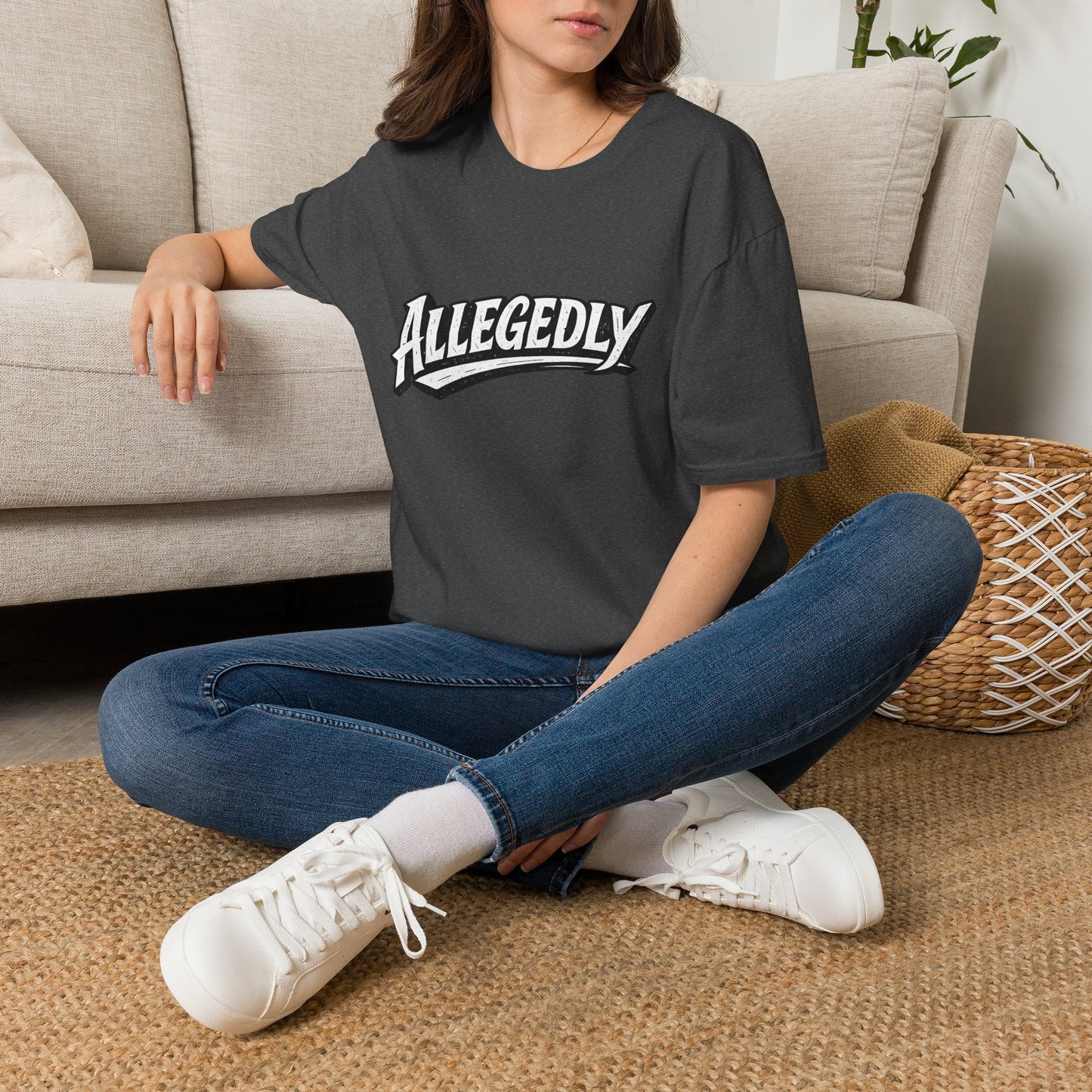 Allegedly Retro Script T-Shirt
