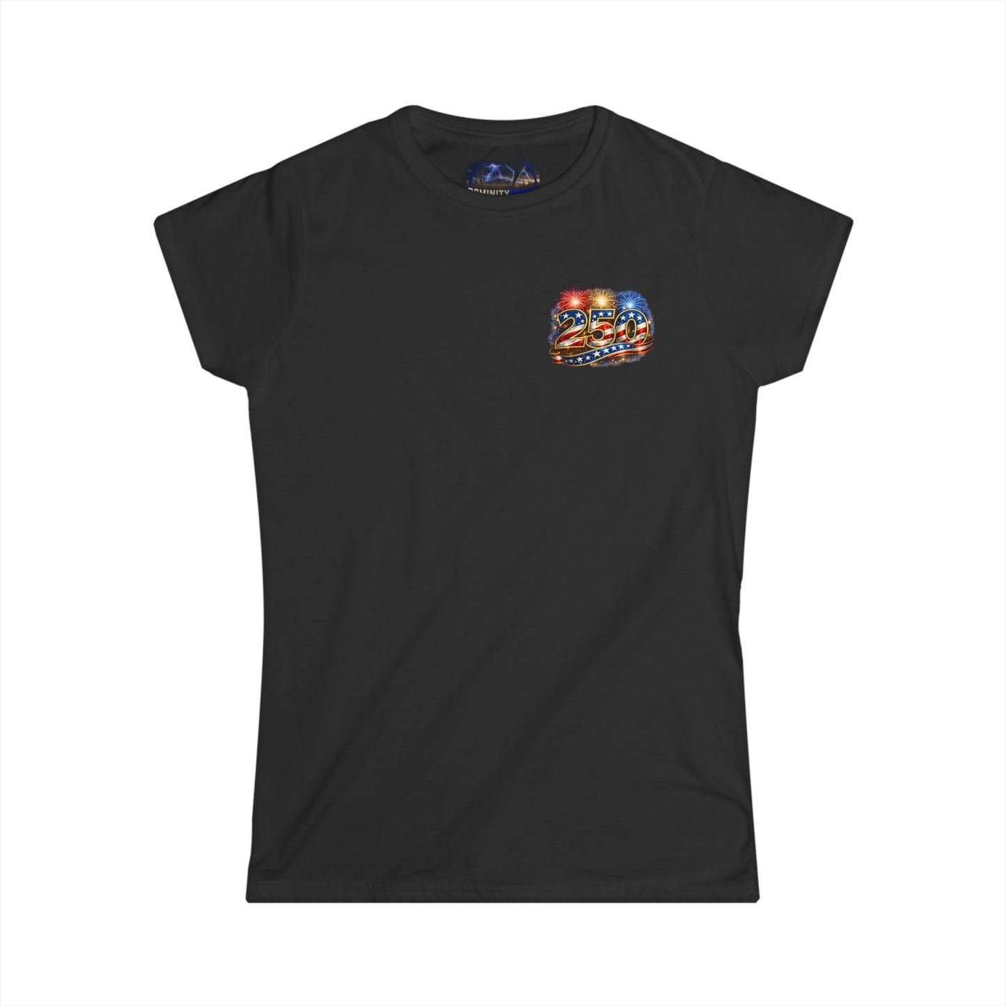 Graphic Women's Tee — Patriotic Uncle Sam Riding Bald Eagle with Fireworks