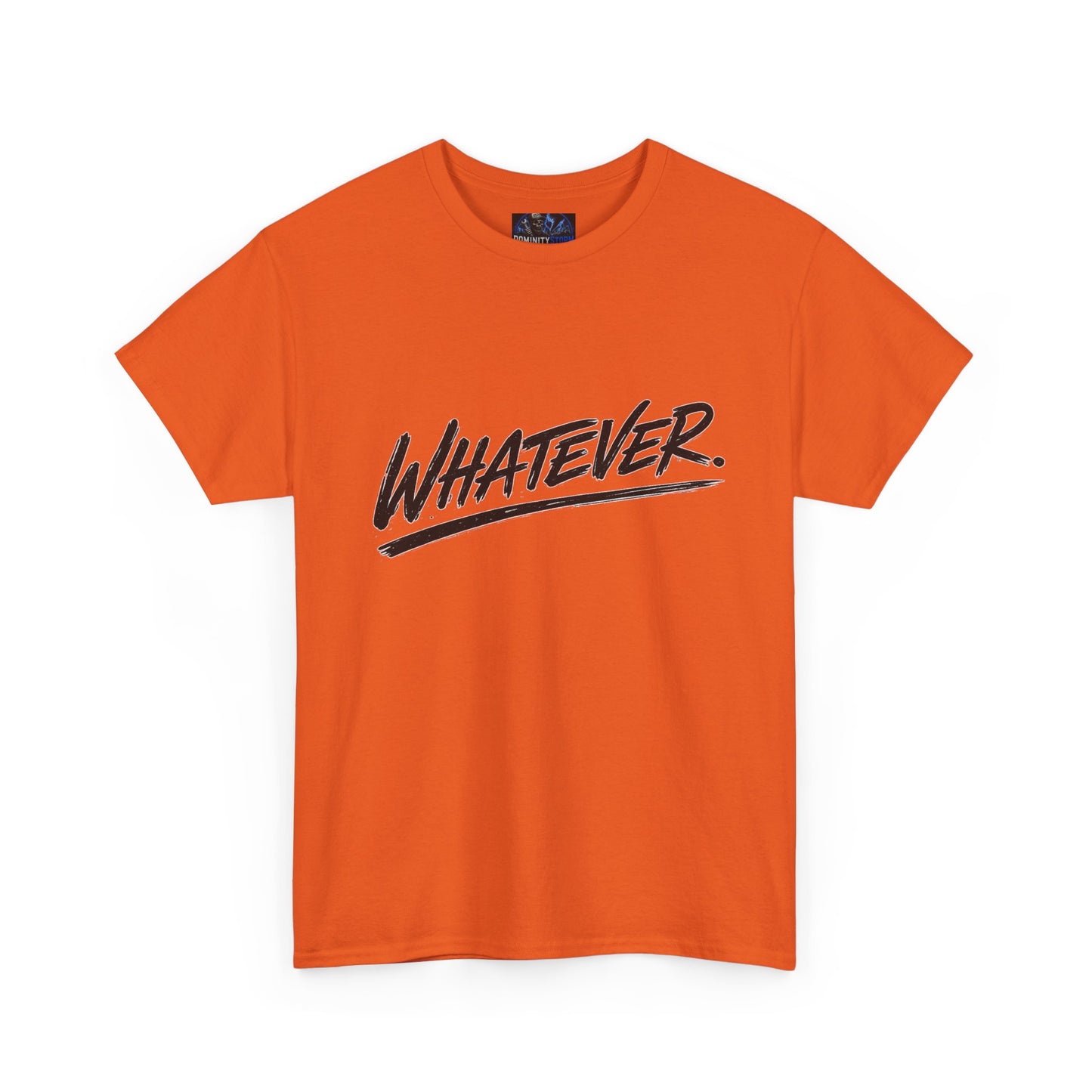 Whatever Graphic Tee — Casual Script Attitude T-Shirt