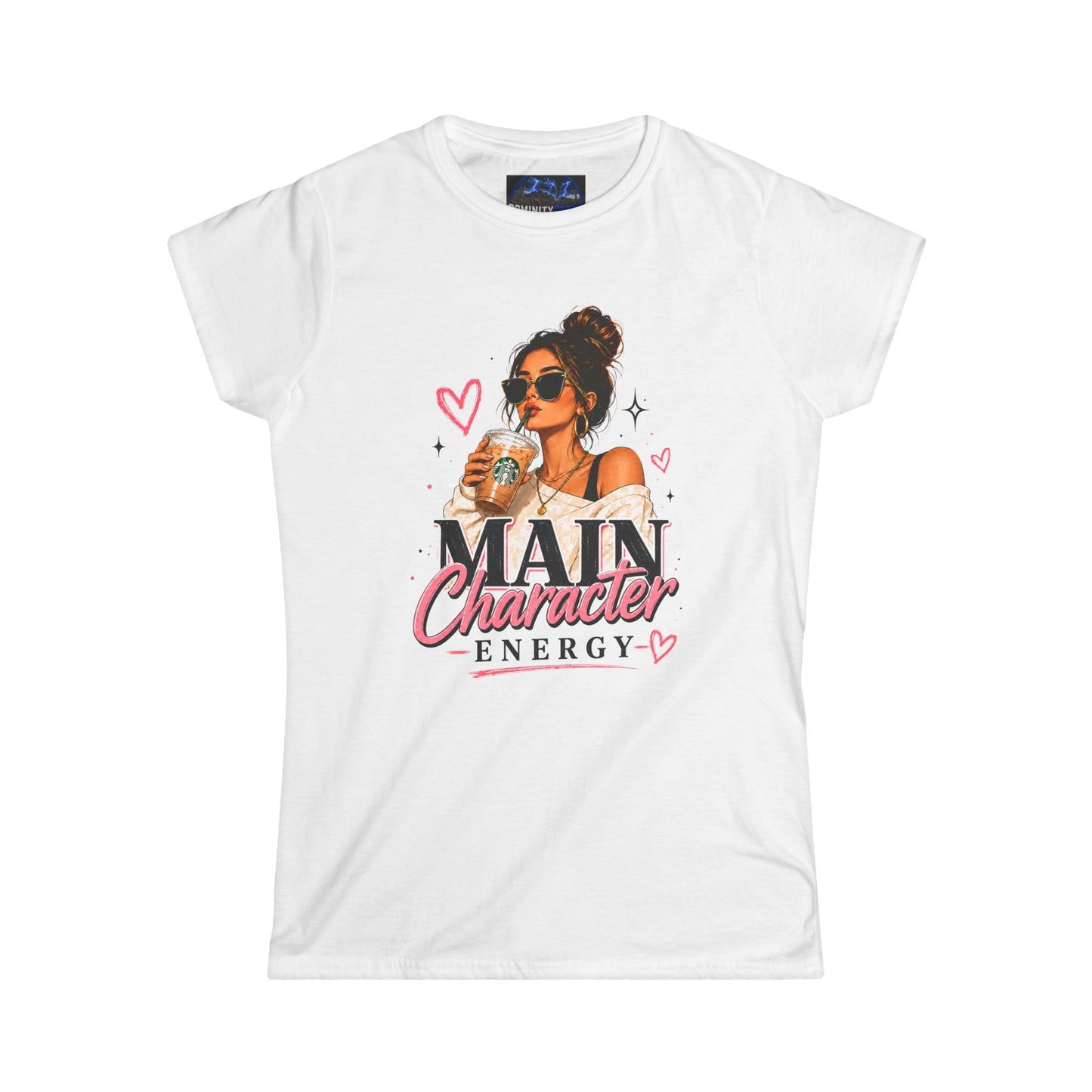 Graphic Main Character Energy Tee — Women's T-Shirt