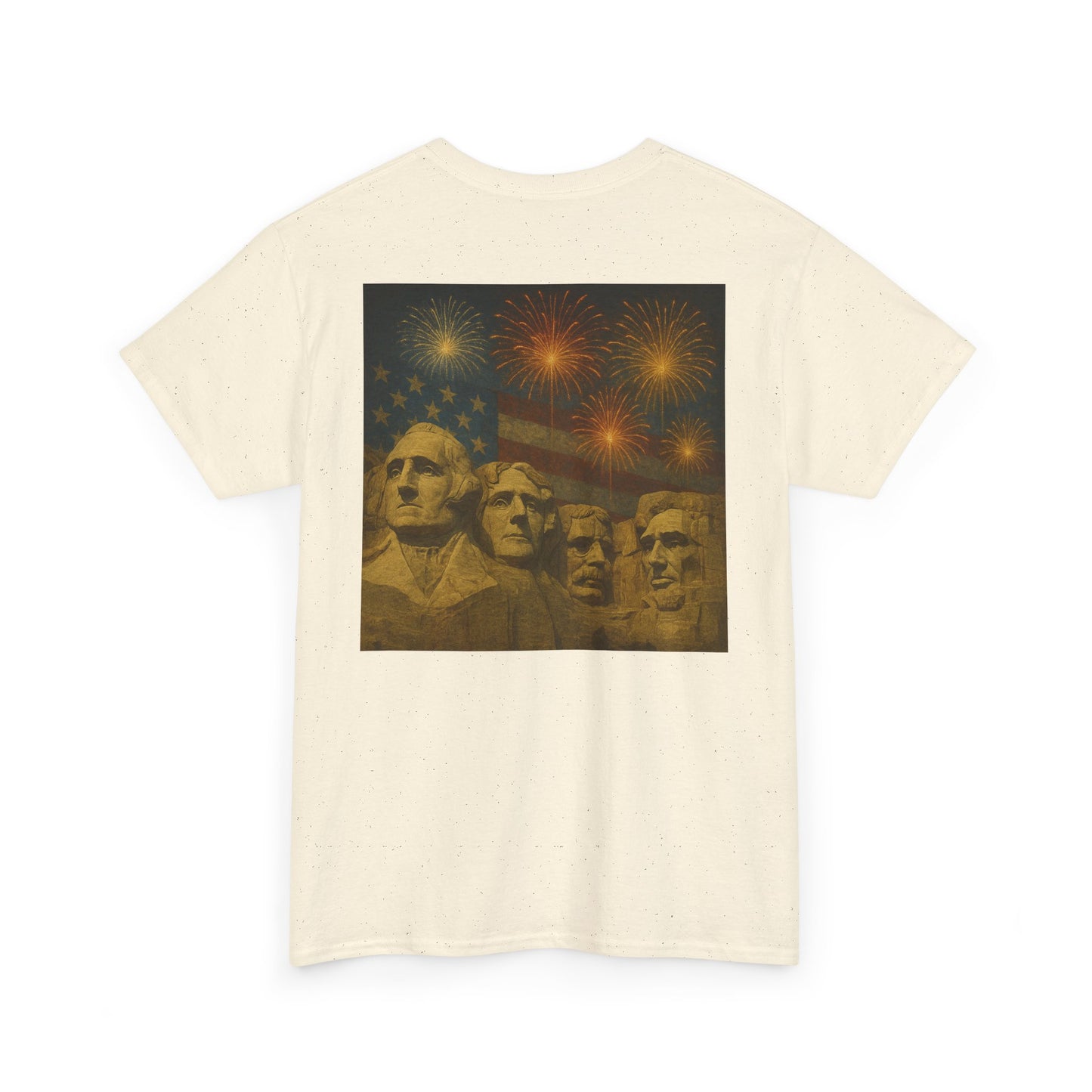 Mount Rushmore Fireworks T-Shirt – Patriotic Fourth of July Tee
