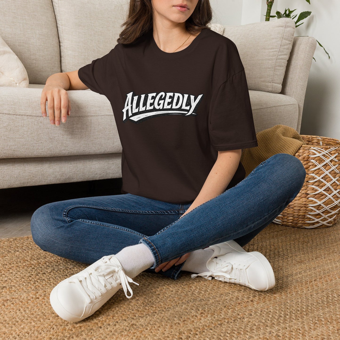 Allegedly Retro Script T-Shirt