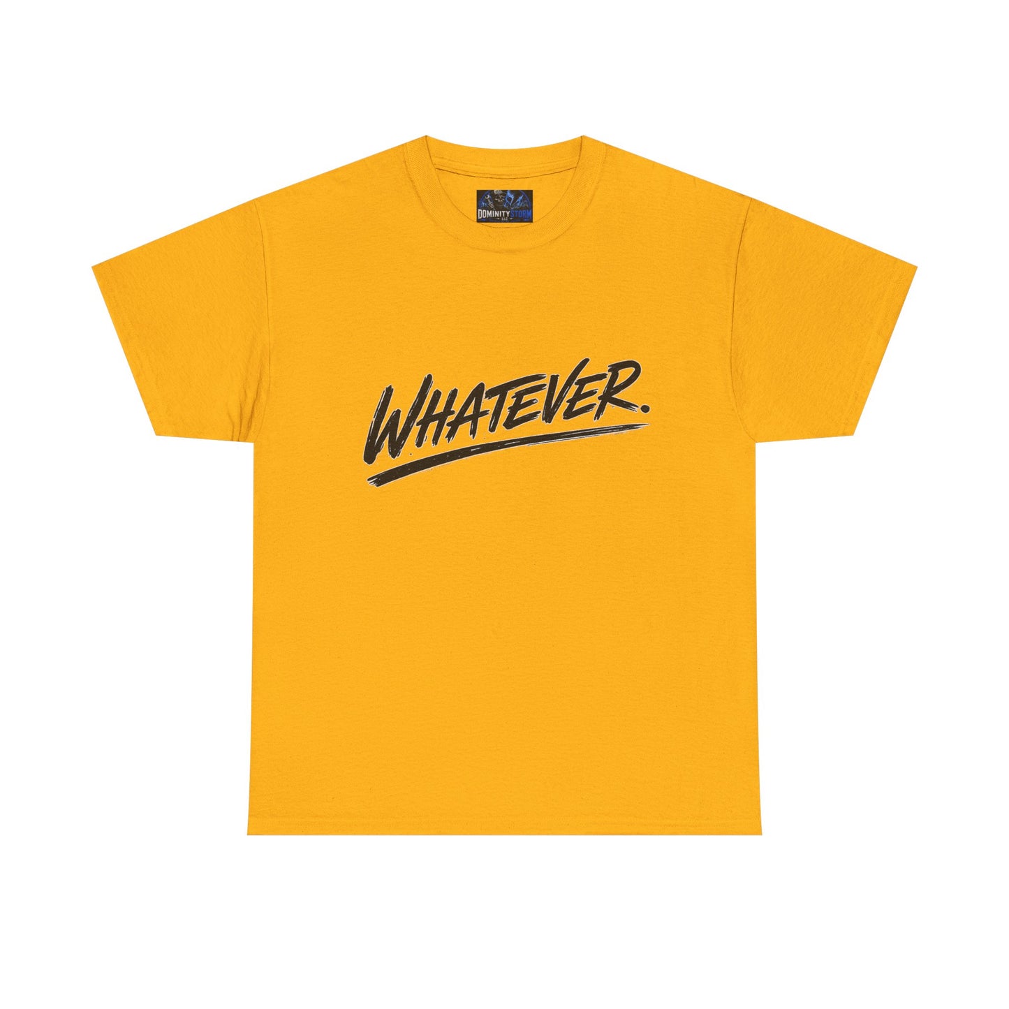 Whatever Graphic Tee — Casual Script Attitude T-Shirt