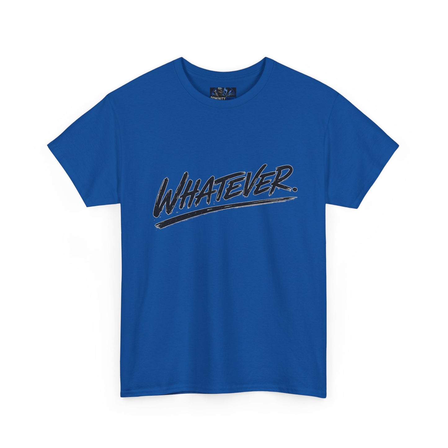 Whatever Graphic Tee — Casual Script Attitude T-Shirt