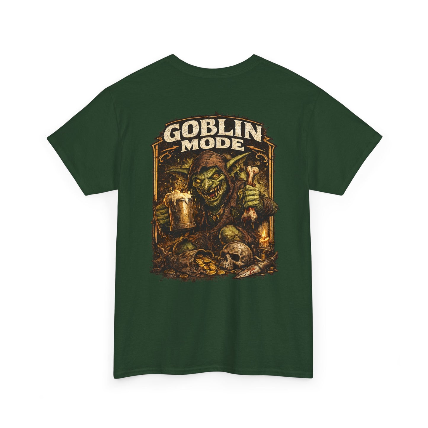 Goblin Mode Tee — Fantasy Goblin Skull Graphic T-Shirt