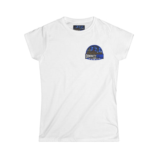 A DominityStorm Lightning Logo Tee — Women's Graphic T‑Shirt