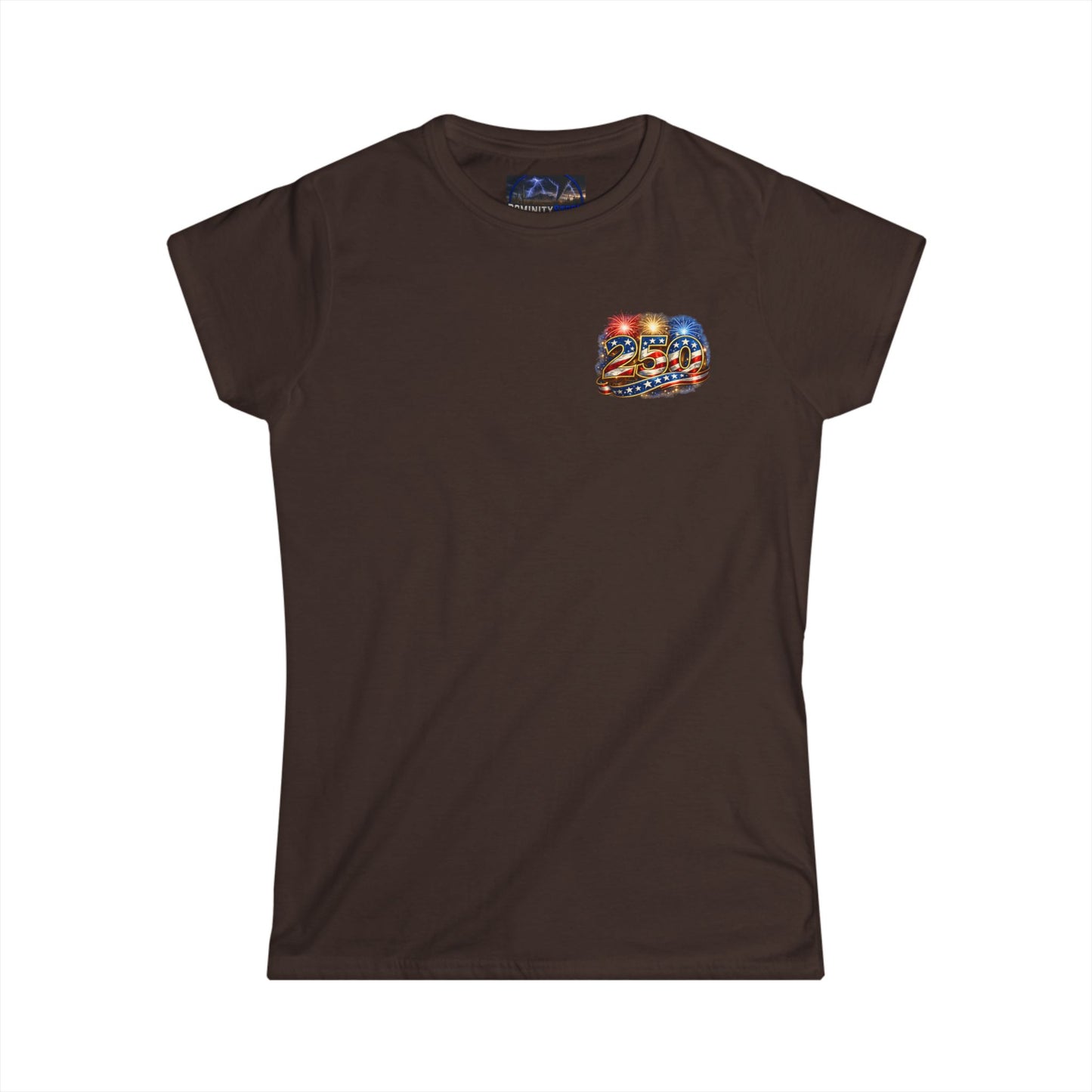 Graphic Women's Tee — Patriotic Uncle Sam Riding Bald Eagle with Fireworks