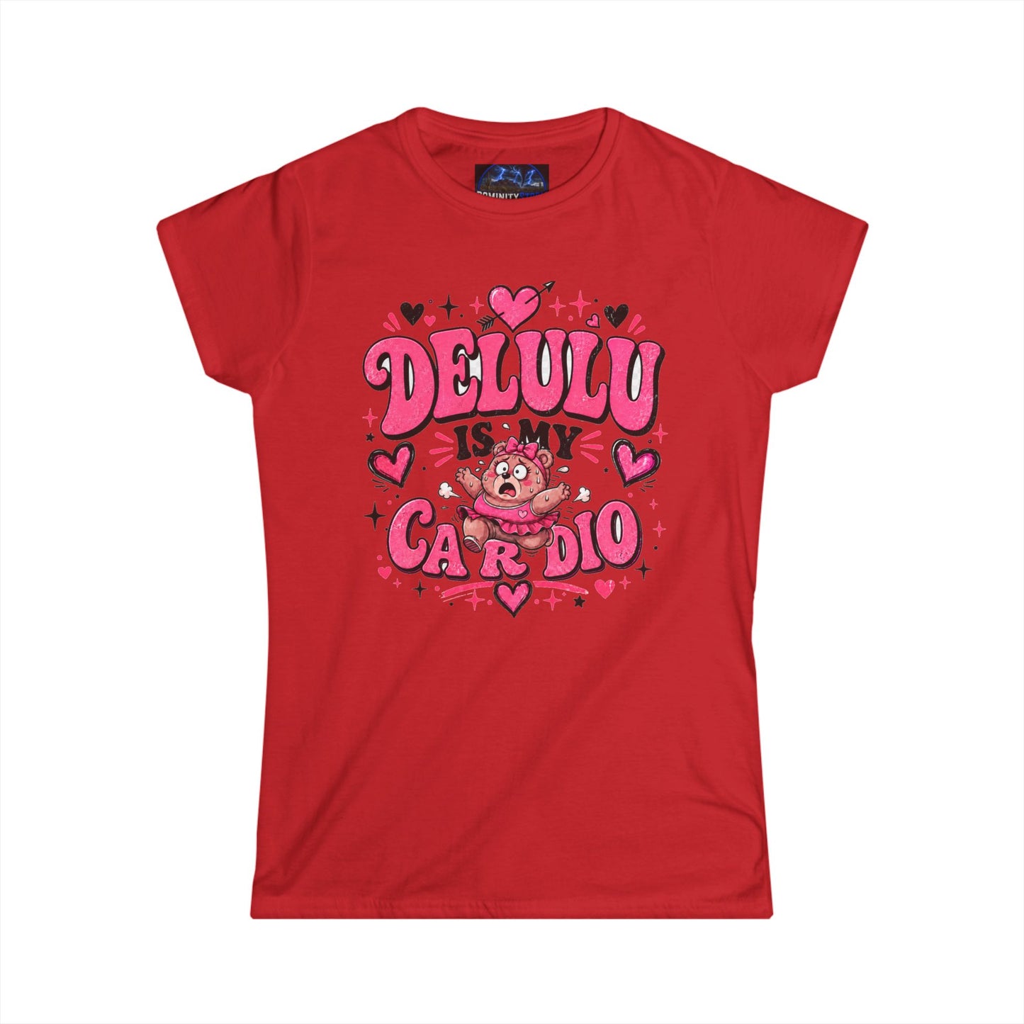 Graphic Women's Delulu Is My Cardio Soft Style Tee