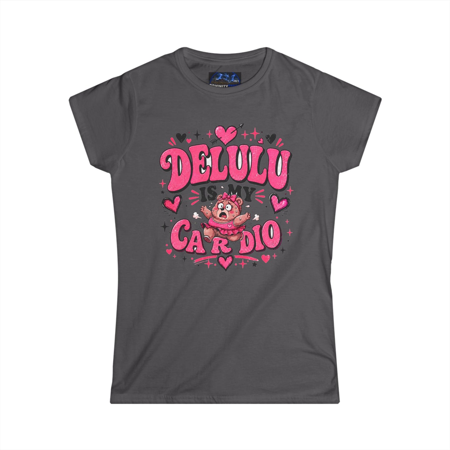 Graphic Women's Delulu Is My Cardio Soft Style Tee