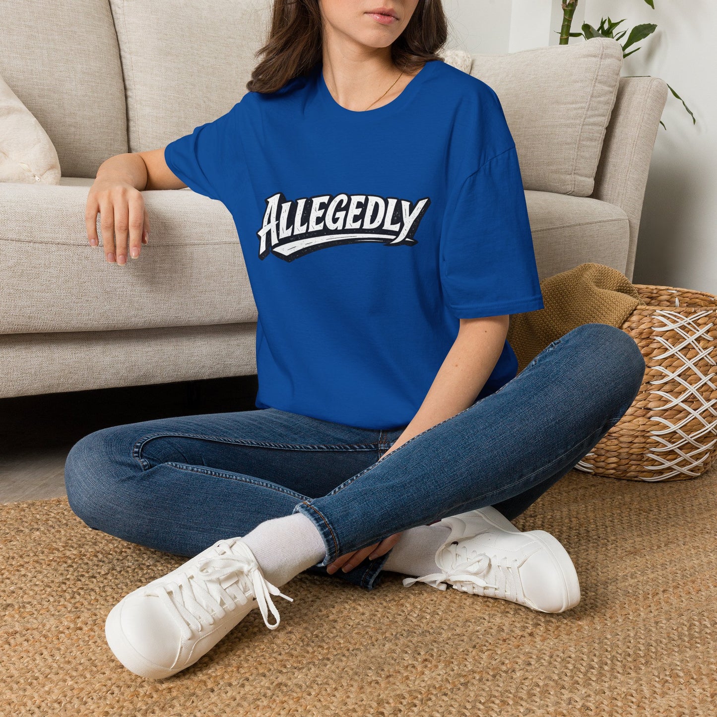 Allegedly Retro Script T-Shirt