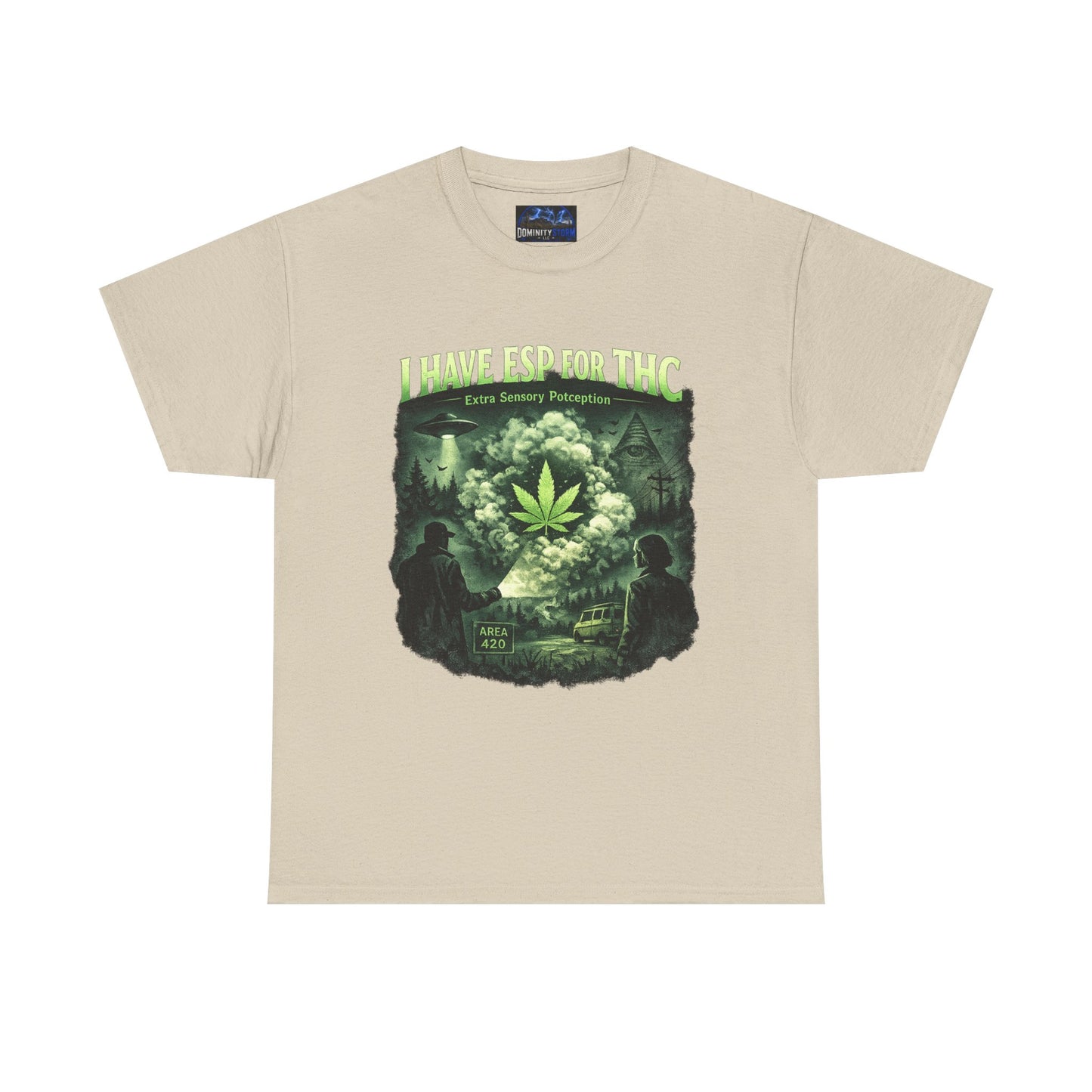 Cannabis Vintage Graphic Tee – "I Have Nothing" Green Leaf Retro Shirt