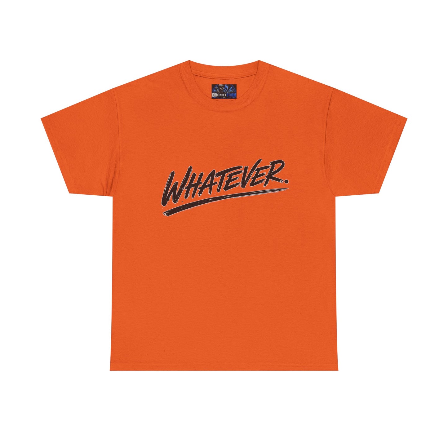 Whatever Graphic Tee — Casual Script Attitude T-Shirt