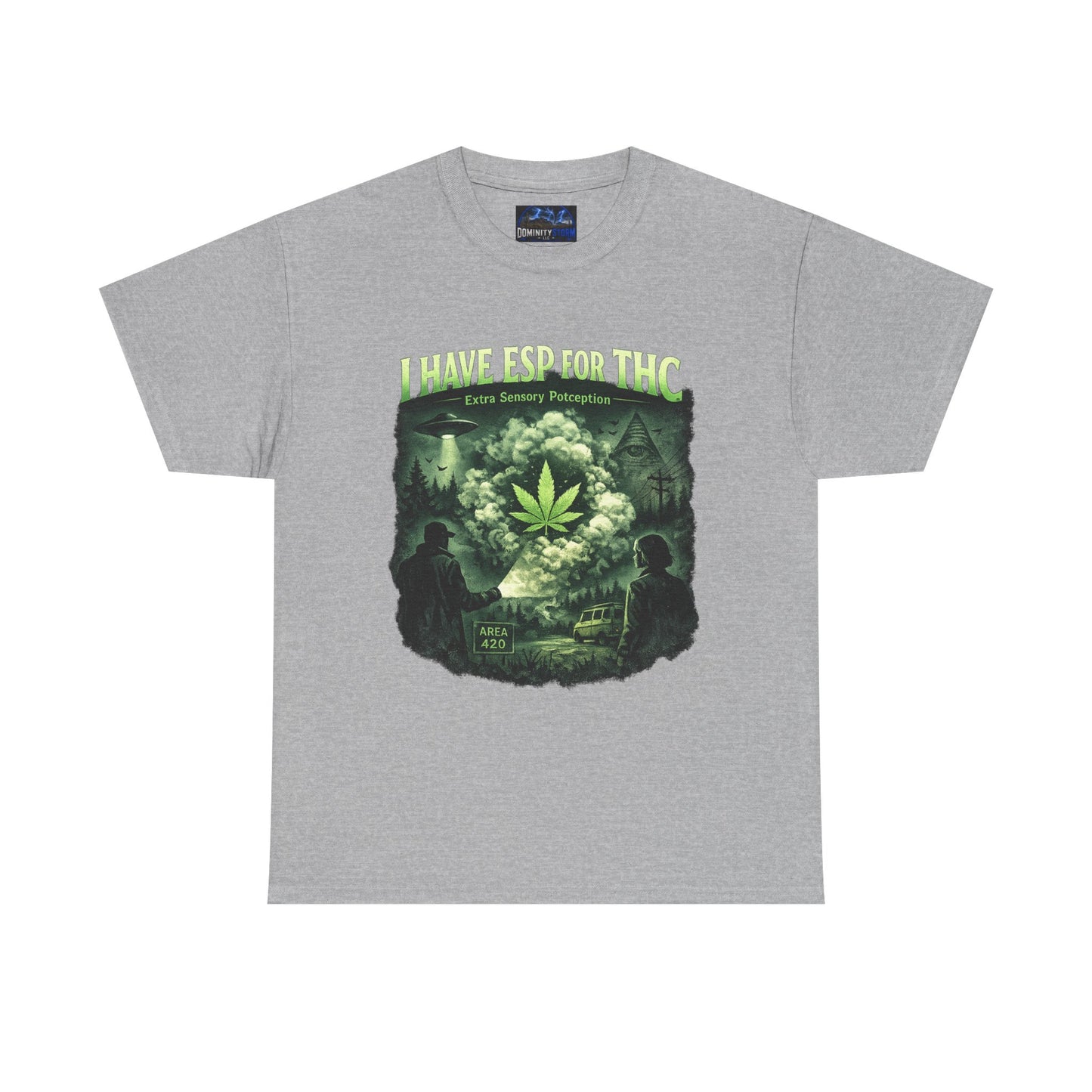 Cannabis Vintage Graphic Tee – "I Have Nothing" Green Leaf Retro Shirt