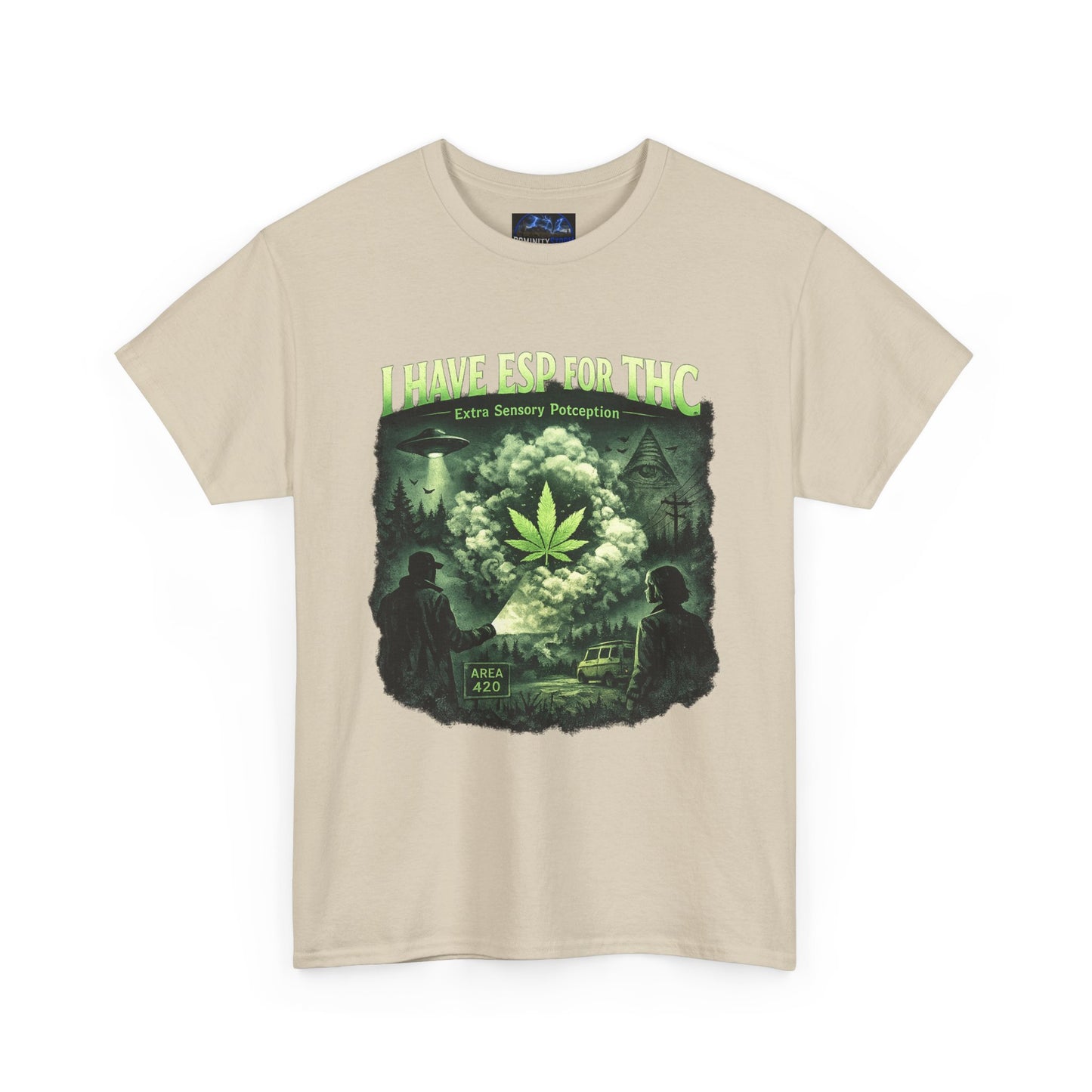 Cannabis Vintage Graphic Tee – "I Have Nothing" Green Leaf Retro Shirt