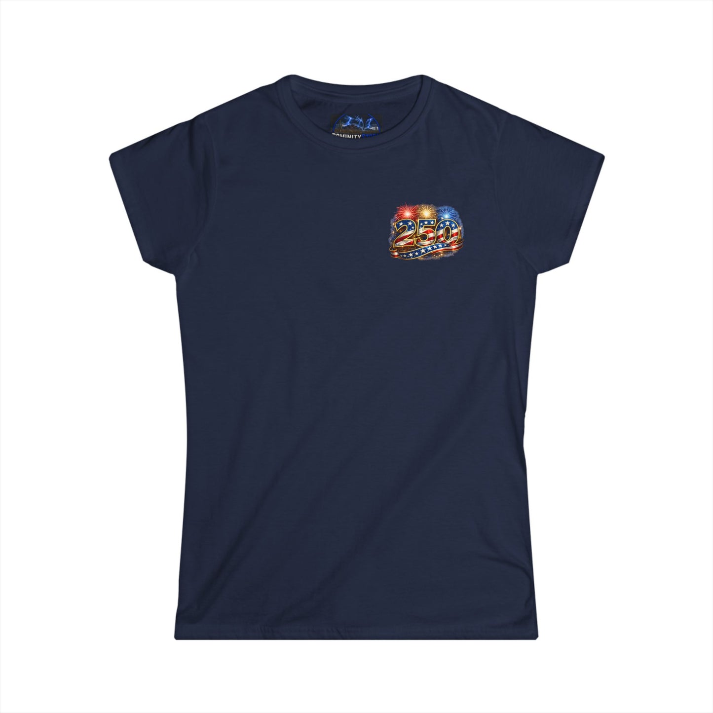 Graphic USA 250 Uncle Sam Strong Vintage Flag Women's Tee