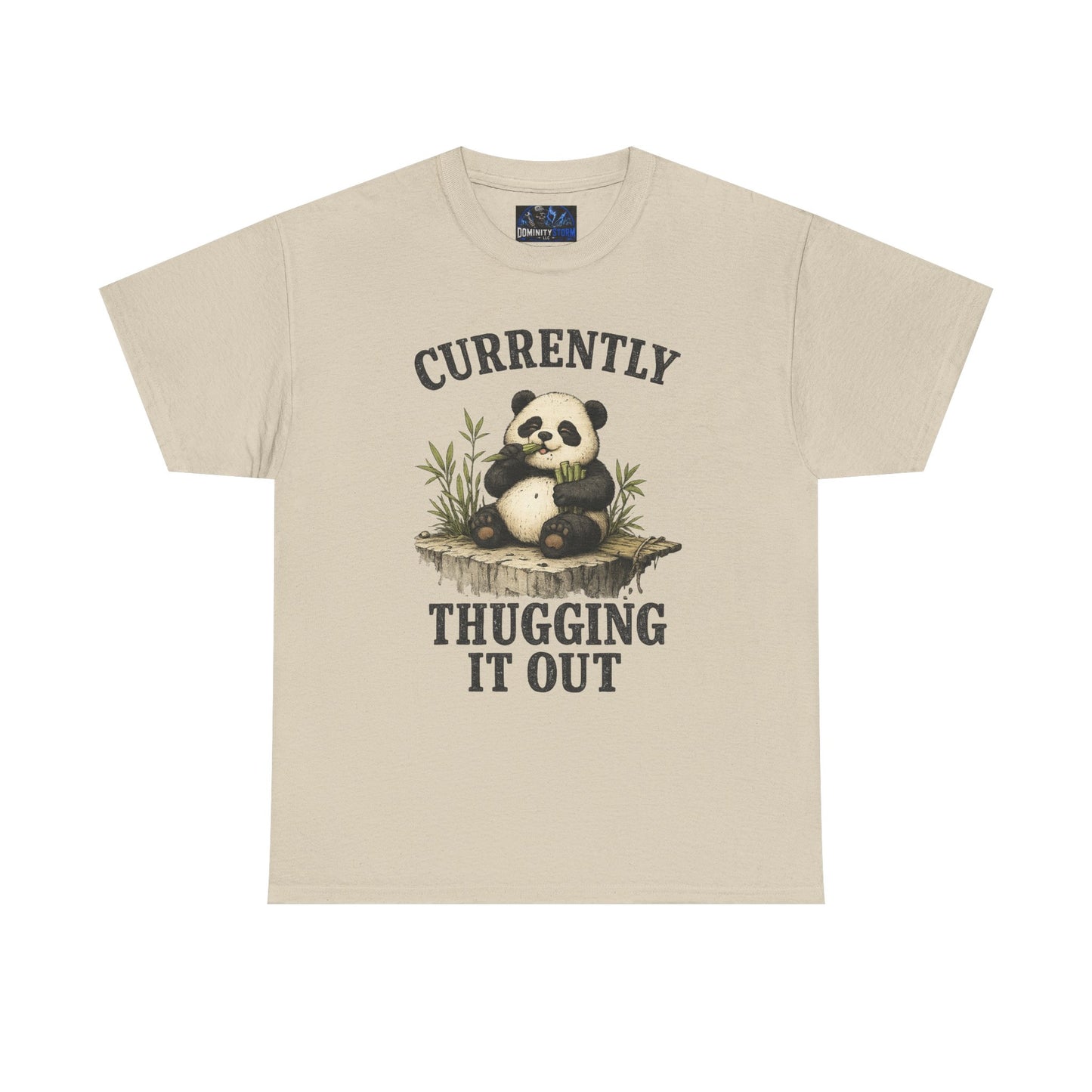 Panda "Currently Thugging It Out" T-Shirt