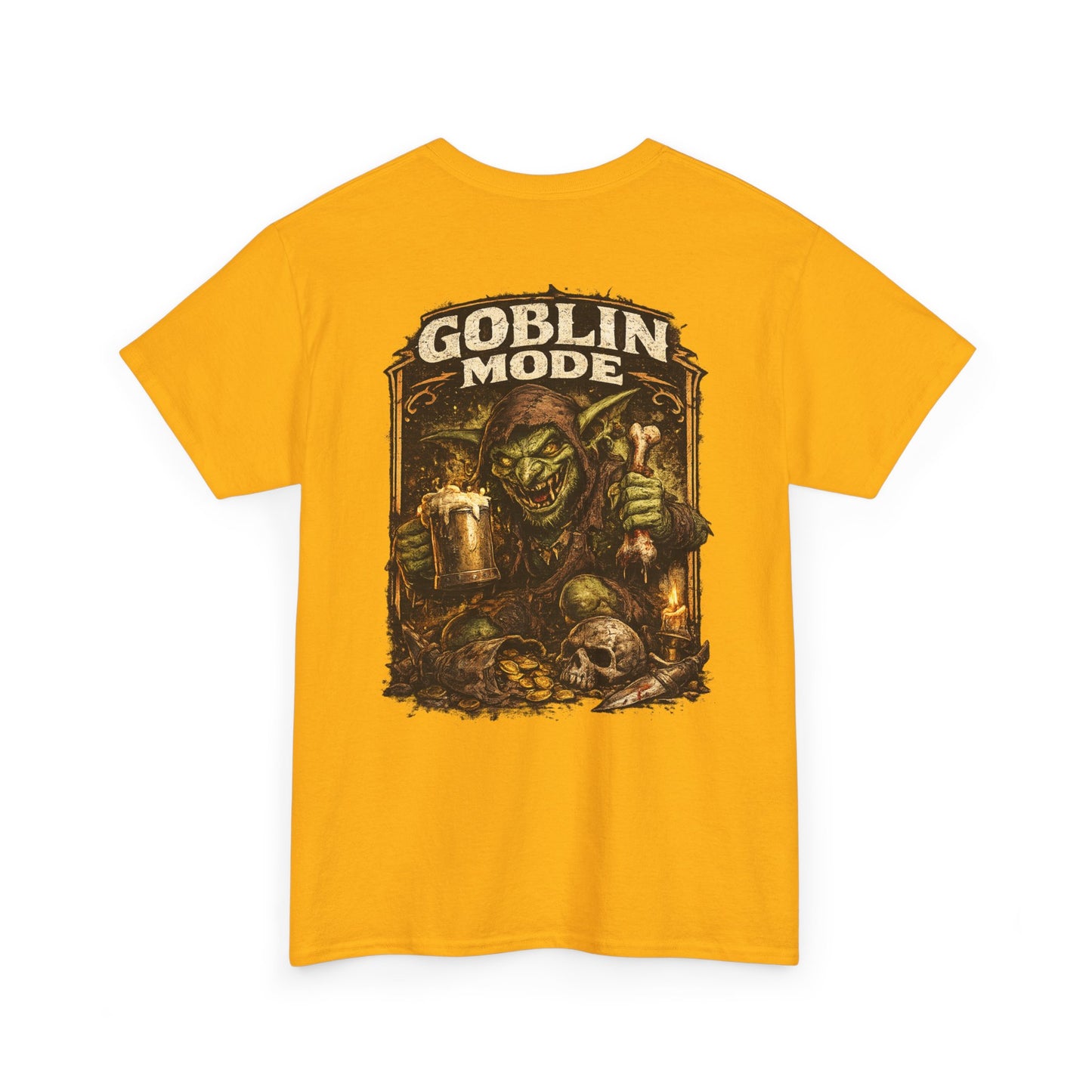 Goblin Mode Tee — Fantasy Goblin Skull Graphic T-Shirt