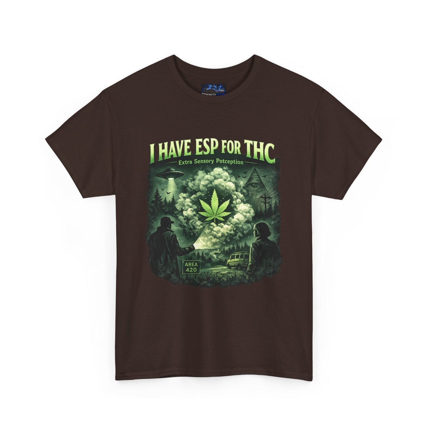 Cannabis Vintage Graphic Tee – "I Have Nothing" Green Leaf Retro Shirt