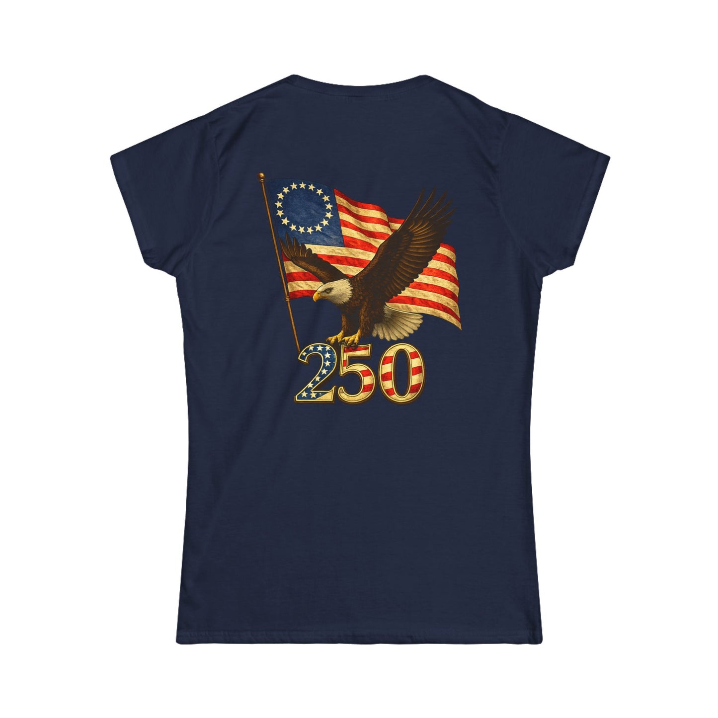 Graphic Patriotic Eagle Tee — 250th USA Flag Anniversary Women's T‑Shirt