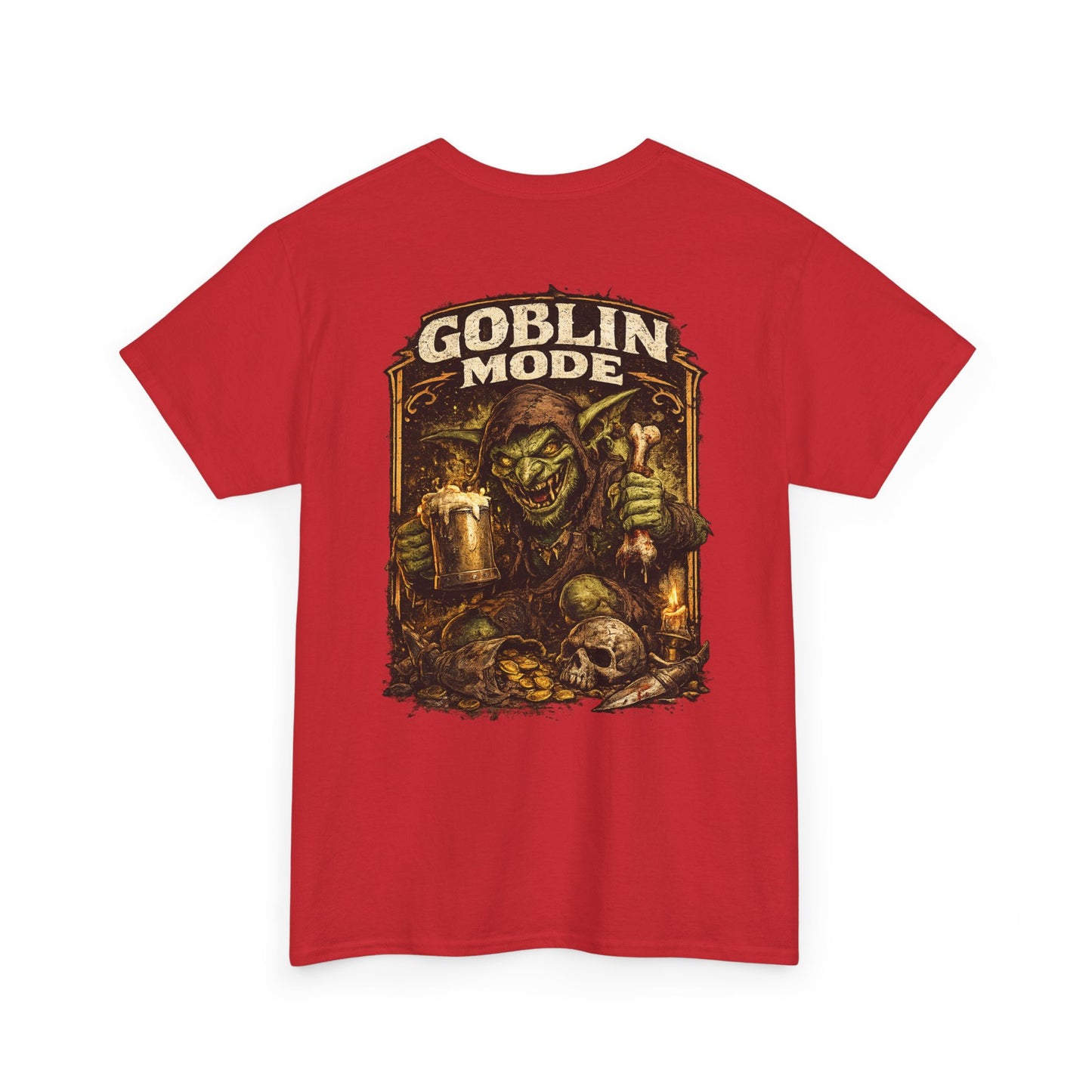 Goblin Mode Tee — Fantasy Goblin Skull Graphic T-Shirt
