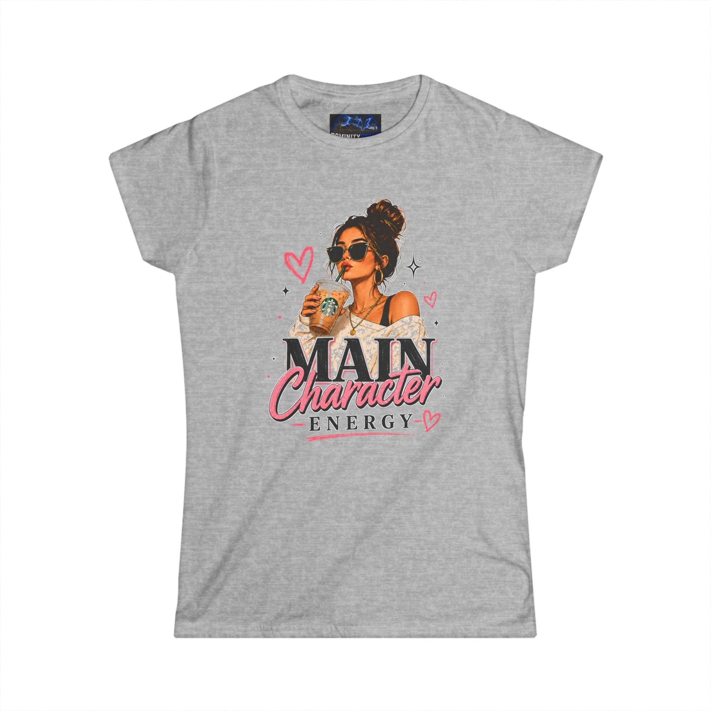 Graphic Main Character Energy Tee — Women's T-Shirt