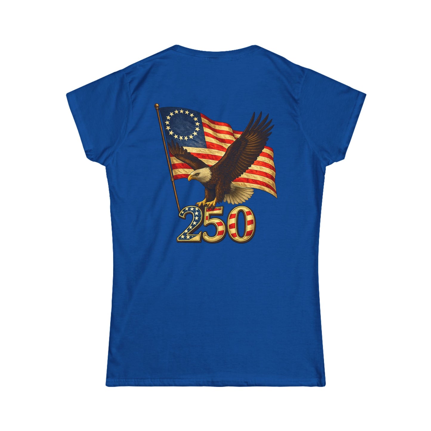 Graphic Patriotic Eagle Tee — 250th USA Flag Anniversary Women's T‑Shirt